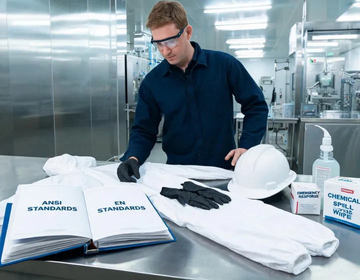 DuPont protective apparel specification scene